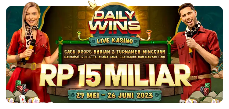 ZEUS VS HADES
Cash Drop Harian dan Turnamen Mingguan Live Casino